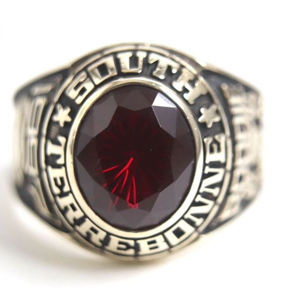 LuxUness JOSTENS 1997 10K Gold College Ring Metal Ring - Picture 2 of 6